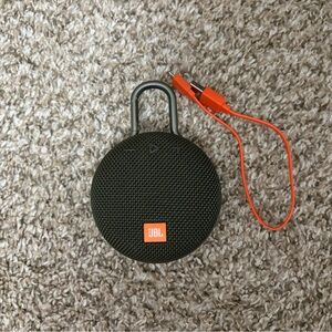 JBL Green Speaker with Orange Charger